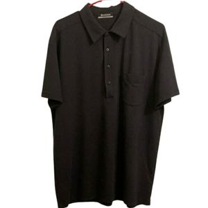 Brandini Polo Shirt Mens Large Golf Rayon Stretch Casual